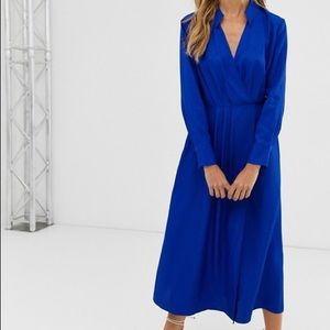 NWOT & Other Stories womens midi wrap dress